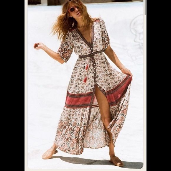 Spell Elle Rosewood gown size small NWOT - Picture 4 of 5